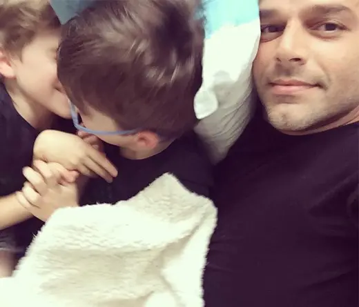 Ricky Martin escribi una emocionante carta para sus hijos, Matteo y Valentino.